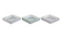 DKD Home Decor Set de 6 Servilleteros MDF y Metal Surtidos