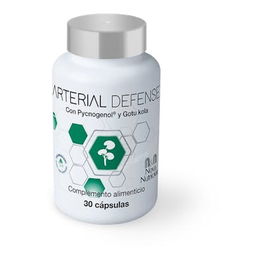N&N NOVA NUTRICION Arterial Defense 30 Cápsulas con Pycnogenol y Centella Asiática para Circulación