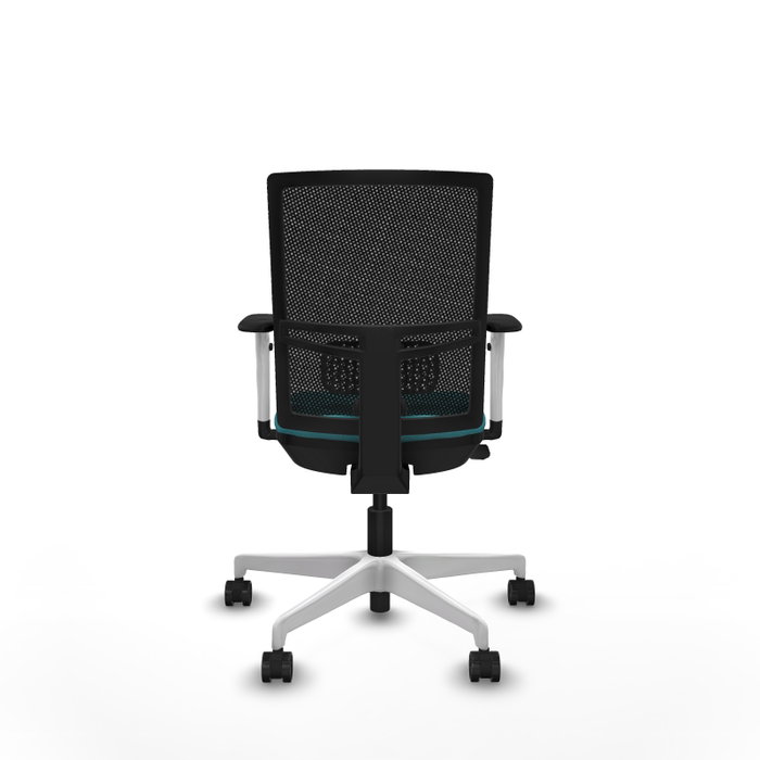 PIQUERAS Y CRESPO Silla de oficina Yunquera con mecanismo Sincro/Traslack, Turquesa y Negro PIQUERAS Y CRESPO Silla de oficina Yunquera con mecanismo Sincro/Traslack, Turquesa y Negro