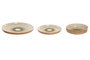 DKD Home Decor Vajilla Set 18 Piezas de Gres Verde Relieve