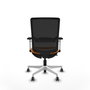 PIQUERAS Y CRESPO Silla de oficina Haches Naranja y Negro