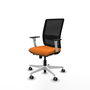 PIQUERAS Y CRESPO Silla de oficina Haches Naranja y Negro