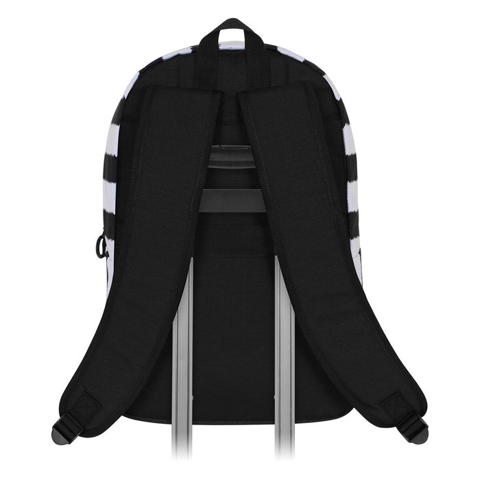 Karactermania Mochila HS FAN 2.2 Beetlejuice Stripes Blanco