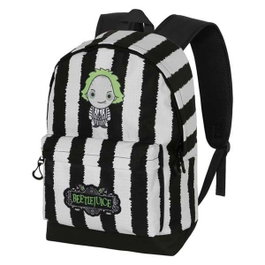 Karactermania Mochila HS FAN 2.2 Beetlejuice Stripes Blanco
