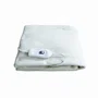 Haeger UB-070.001A Manta Eléctrica de 60W, 3 Niveles de Temperatura, Apagado Automático, Tamaño 150x70 cm para Uso Individual, Lavable, Color Blanco