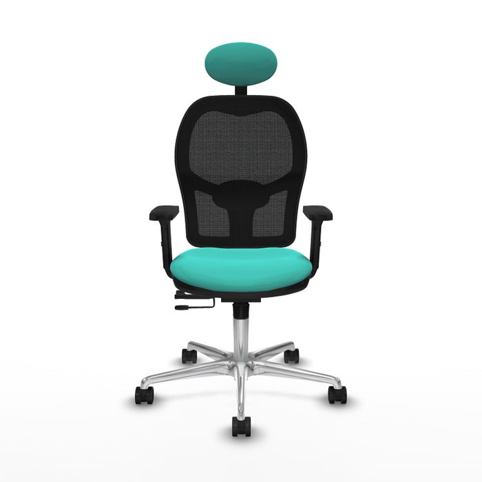 PIQUERAS Y CRESPO Silla de oficina Jorquera con mecanismo Sincro/Traslack Turquesa PIQUERAS Y CRESPO Silla de oficina Jorquera con mecanismo Sincro/Traslack Turquesa