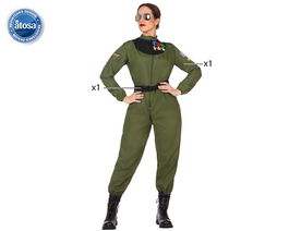 Disfraz para Adultos Th3 Party Verde (2 Piezas)