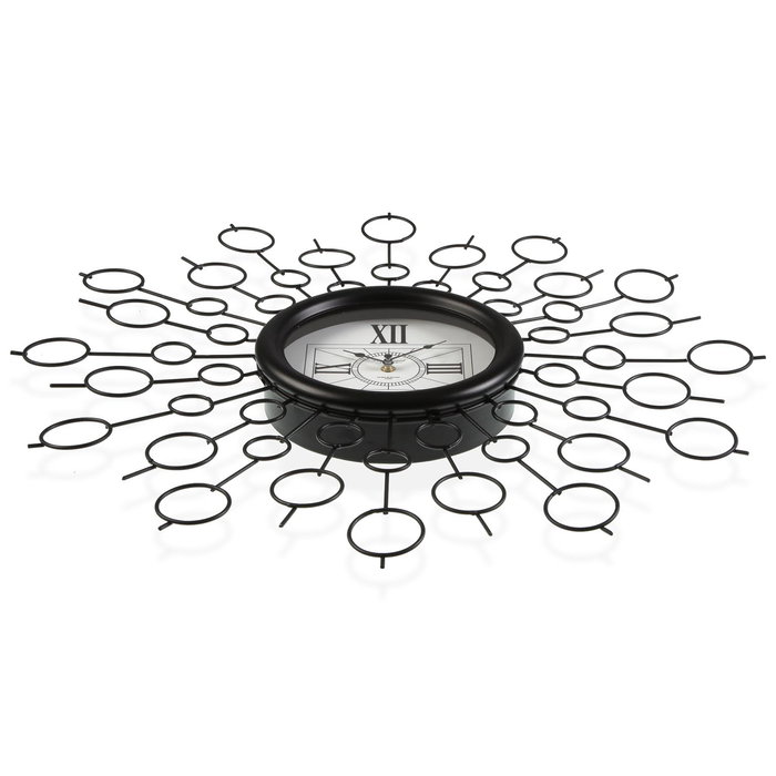 Versa Reloj de Pared Metal 68 cm - Metal y Madera MDF