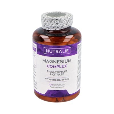 NUTRALIE Magnesio Bisglicinato - Citrato Complex 120 Cápsulas | Función Muscular, Huesos, Sistema Nervioso, Energía y Fatiga NUTRALIE Magnesio Bisglicinato - Citrato Complex 120 Cápsulas | Función Muscular, Huesos, Sistema Nervioso, Energía y Fatiga