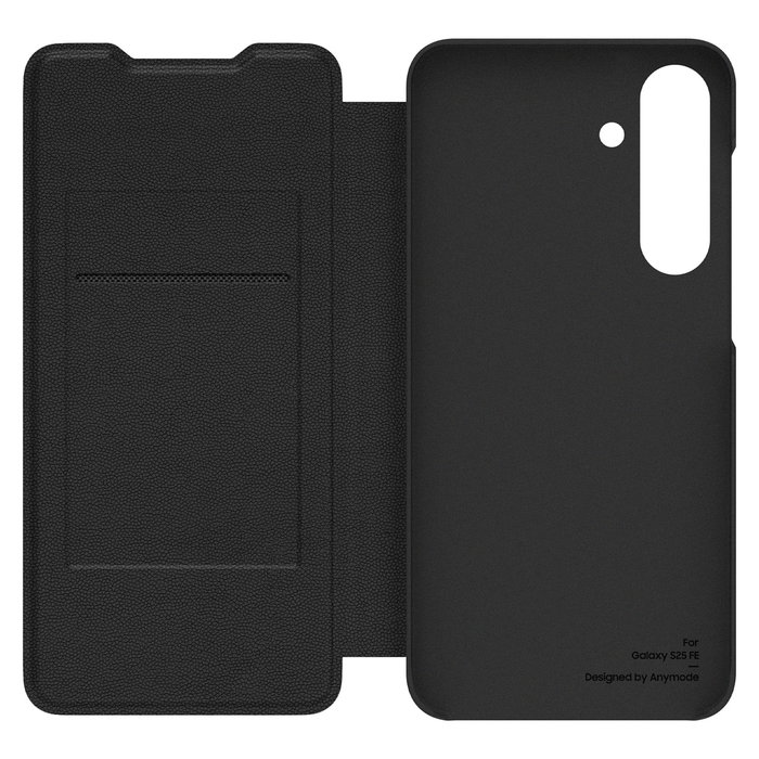Samsung Galaxy S25 FE Funda Libro Flip Wallet con Bolsillo para Tarjetas, Negro, Compatible con Galaxy S25 FE 6.7 Pulgadas
