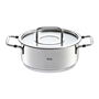 Fissler 086-122-20-000/0 Cacerola con Tapa 20cm - 2.4L Acero Inoxidable Fondo Superthermic Apto Inducción