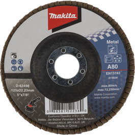 Makita Disco de Desbaste Flap 125mm A80