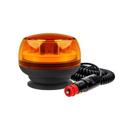 Goodyear Mini Faro Rotativo Led Magnético 12-24V Ámbar IP65 Base Magnética Conexión Mechero