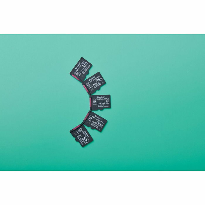 Kingston Canvas Select Plus 64 GB microSDXC con Adaptador