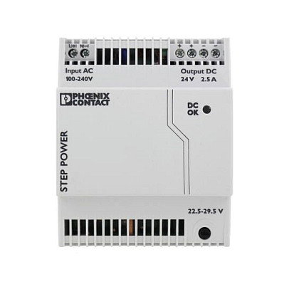 Phoenix Contact STEP-PS/1AC/24DC/2.5 Fuente de alimentación conmutada primaria 24V DC 2,5 A