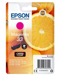 Epson 33 Magenta Cartucho de Tinta Original (C13T33434012) – 300 Páginas