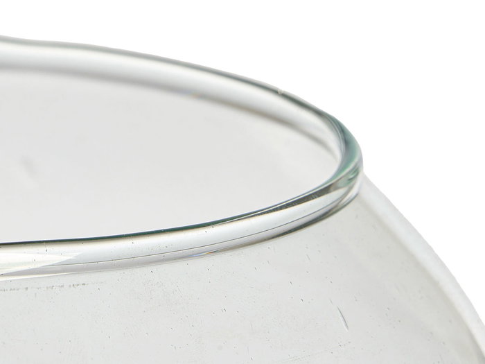 GIFTDECOR Jarrón de Cristal Abombado Transparente 50cm