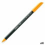 Edding Rotulador 1200 Naranja Neón Set de 10
