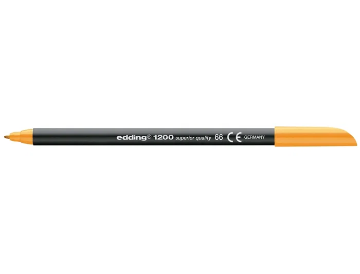 Edding 1200 Rotulador Punta Fibra Naranja Neon Trazo 0,5 mm