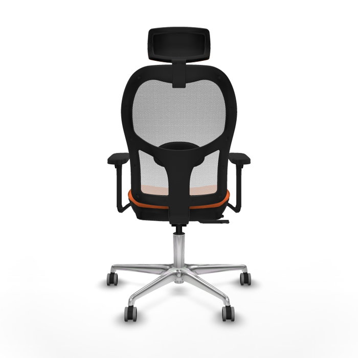 PIQUERAS Y CRESPO Silla de oficina Jorquera Naranja y Blanco
