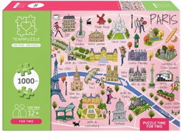 TEAMPUZZLE Paris para dos 500+500 piezas