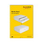 DeLOCK Soporte de monitor con dos cajones Blanco