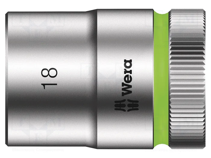 WERA Zyklop Vaso HEX 18mm 1/2 pulgada WERA Zyklop Vaso HEX 18mm 1/2 pulgada