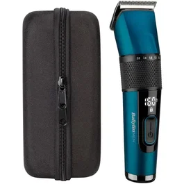 Babyliss Cortapelos P1362E - Cuchillas de acero japonés - 45 ajustes de longitud - Pantalla digital - Batería de litio