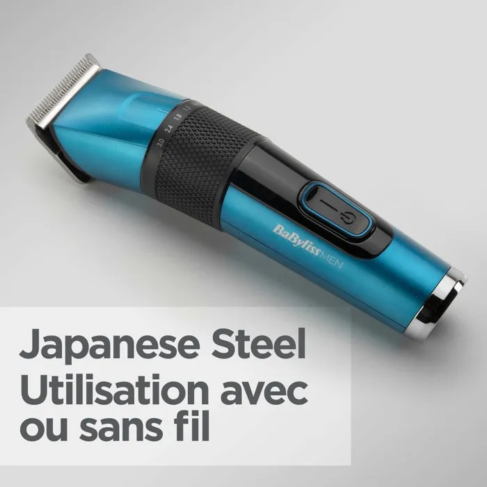 Babyliss Cortapelos P1362E - Cuchillas de acero japonés - 45 ajustes de longitud - Pantalla digital - Batería de litio Babyliss Cortapelos P1362E - Cuchillas de acero japonés - 45 ajustes de longitud - Pantalla digital - Batería de litio