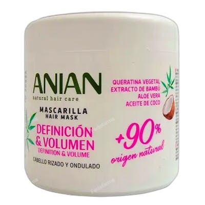 Anian Mascarilla de Queratina Vegetal Definición y Volumen 350 ml