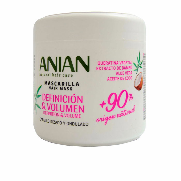 Anian Mascarilla de Queratina Vegetal Definición y Volumen 350 ml