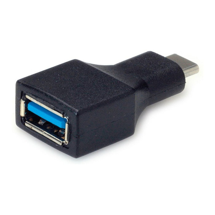 VALUE Adaptador USB 3.2 Gen1 de USB Type C a USB Type A 12.99.9030 Negro VALUE Adaptador USB 3.2 Gen1 de USB Type C a USB Type A 12.99.9030 Negro