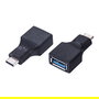 VALUE 12.99.9030 Adaptador USB 3.2 Gen1 Tipo C a Tipo A, Macho a Hembra, Negro, 5 Gbit/s, Plug and Play