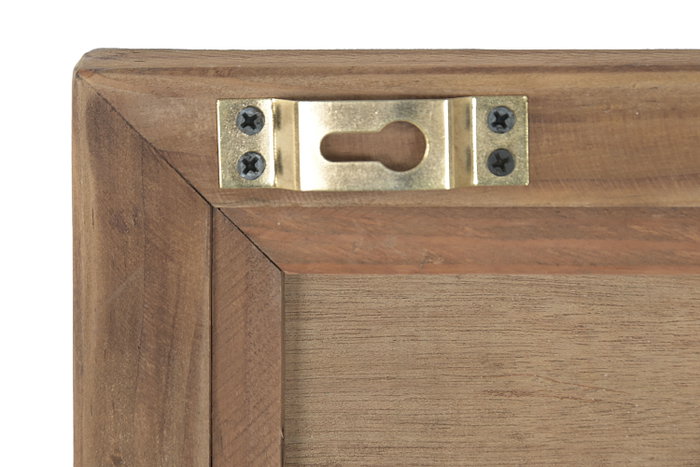 DKD Home Decor Espejo Natural Madera Reciclada Cristal 100 x 60 x 4 cm DKD Home Decor Espejo Natural Madera Reciclada Cristal 100 x 60 x 4 cm