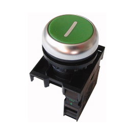Eaton M22-D-G-X1/K10 Pulsador Verde Montaje Frontal