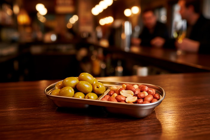 Inde Bandeja de Servir Acero 2 Compartimentos My Bar, Dimensiones: 15.6 cm de Largo, 8.5 cm de Ancho, 2.6 cm de Alto (24 Unidades)