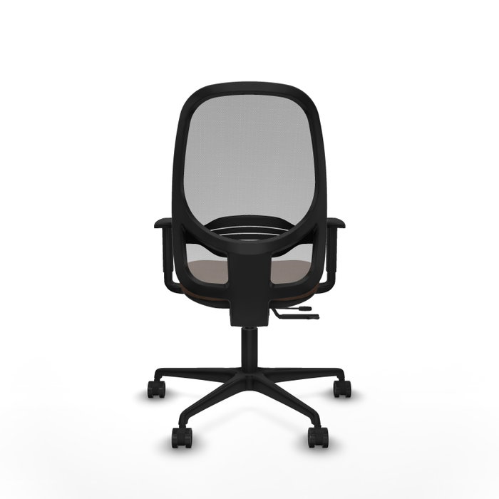 PIQUERAS Y CRESPO Silla de oficina Cilanco con mecanismo Sincro/Traslack Marrón oscuro y Gris PIQUERAS Y CRESPO Silla de oficina Cilanco con mecanismo Sincro/Traslack Marrón oscuro y Gris