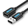 Vention CBIBD Cable Alargador USB 2.0 Tipo A Macho a Tipo A Hembra, 50 cm, Negro