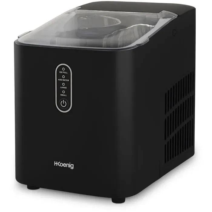 Hkoenig KUB14 Máquina de Hielo 12 kg 1L 120 W Negro