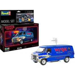 Revell REV4009803167732 Stranger Things Set de Modelismo Furgoneta GMC WSQK Squawk con Pegamento, Pinturas y Accesorios