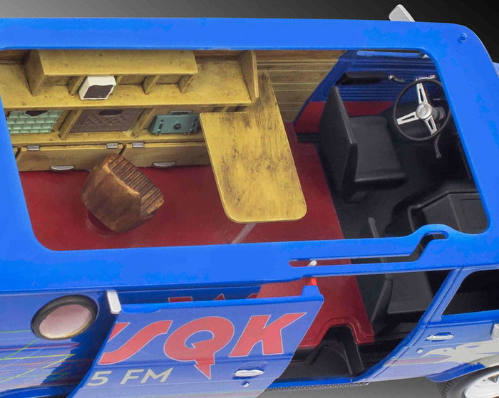 Stranger Things Kit de maquetas 1/25 Squawk Van (Aqua Color) 21 cm