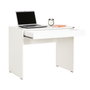 Hanah Home Cms-301-Dd-1 Escritorio de Estudio con Bandeja para Teclado, Tablero Melaminado 16mm, 90x55x75cm, Blanco y Diamante