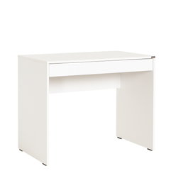 Hanah Home Cms-301-Dd-1 Escritorio de Estudio con Bandeja para Teclado, Tablero Melaminado 16mm, 90x55x75cm, Blanco y Diamante