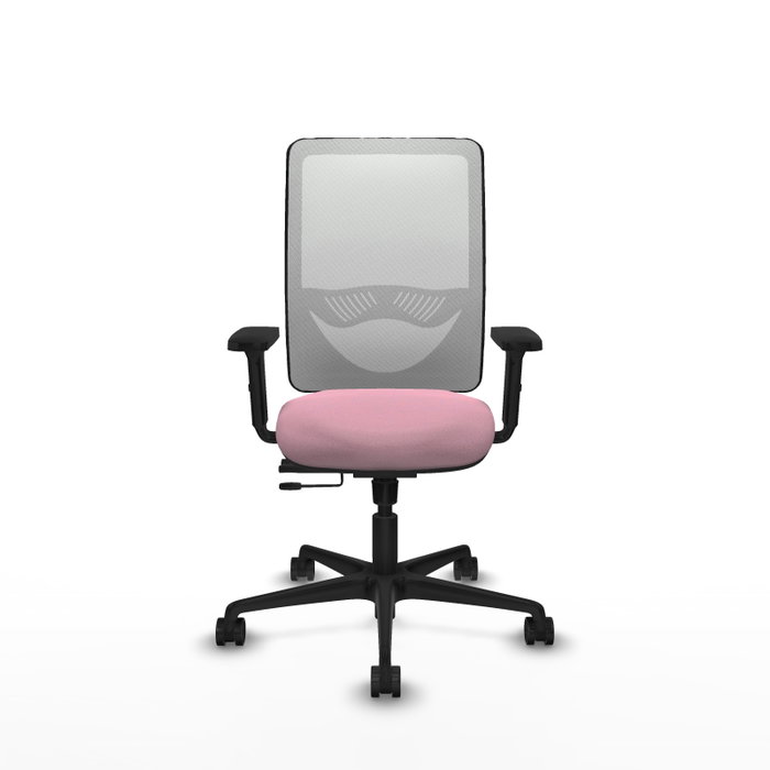 PIQUERAS Y CRESPO Silla de oficina Zulema con mecanismo Sincro/Traslack, Rosa y Blanco PIQUERAS Y CRESPO Silla de oficina Zulema con mecanismo Sincro/Traslack, Rosa y Blanco