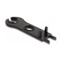 DeLOCK Herramienta para cables y conectores DL4 redonda, negro, 2 piezas
