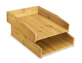 Bandeja Sobremesa Cep 24001 Bambu Castaño Pack De 2