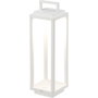 ab+ Resort Lámpara de mesa móvil blanca