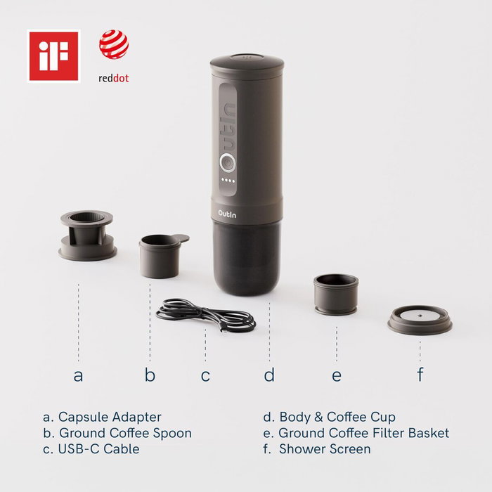 OutIn Nano Máquina Espresso Space Grey