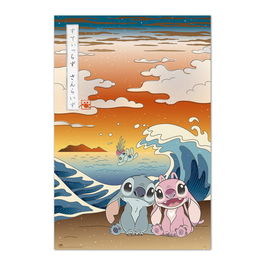 Erik Poster Japon Angel & Stitch Disney 91,5x61cm Papel 150gr