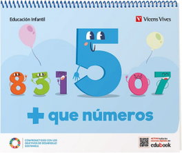 VICENS VIVES, + QUE NUMEROS 5 (ED. INFANTIL)